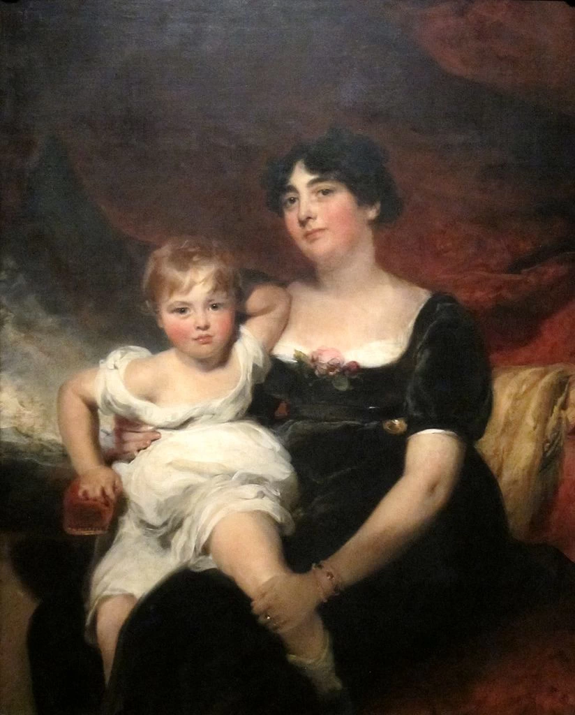 Ritratto della signora Francis Gregg e suo figlio George - Cincinnati Art Museum